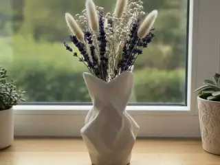 Vase für Trockenblumen