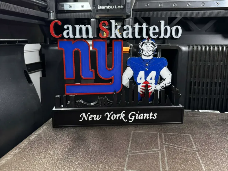 NFL - Présentoir Cam Skatterbo des New York Giants
