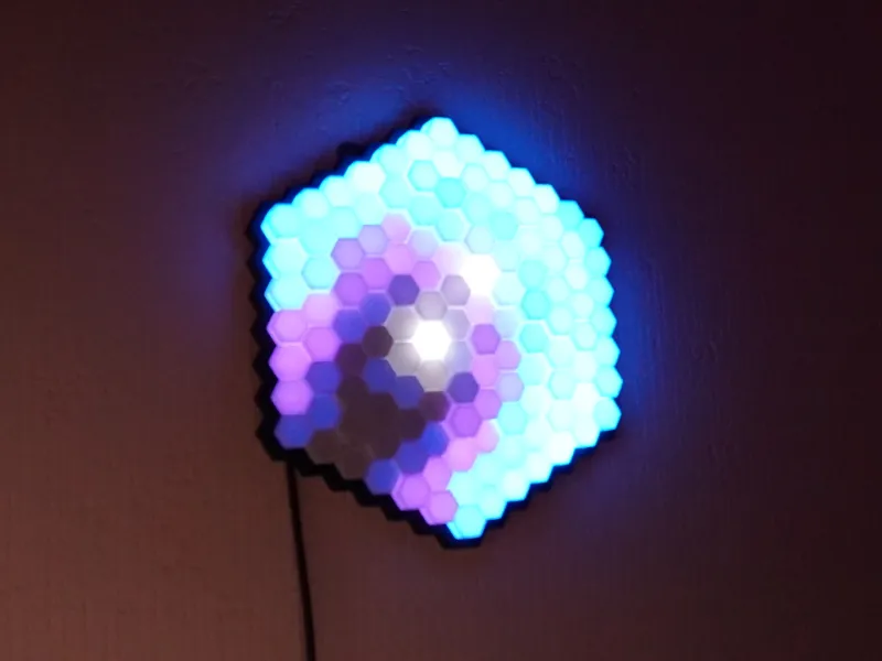 PrismLume | Hexagon WLED Ambient Light Panel | Wandlampe