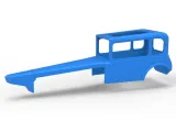 Shell of Vintage Supermodified stock car V4 Scale 1:25-0