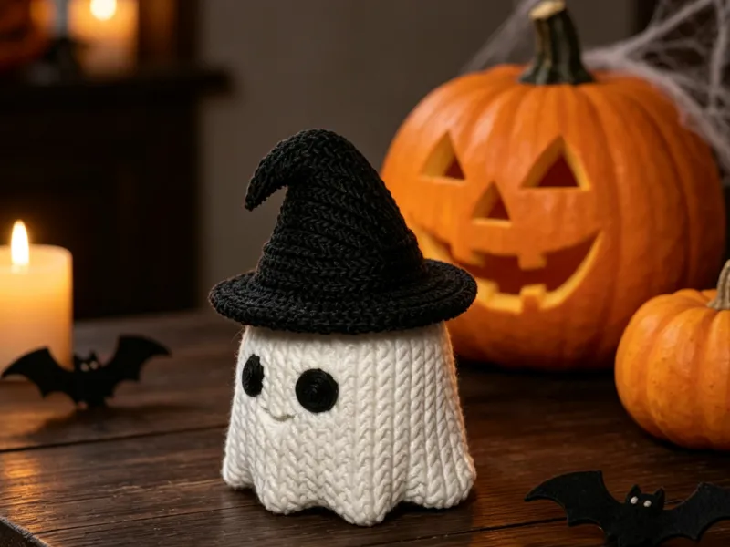 Gebreid Halloween-spook