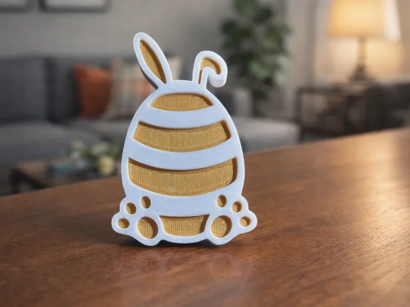 Bunny Easter Egg Fridge Magnet