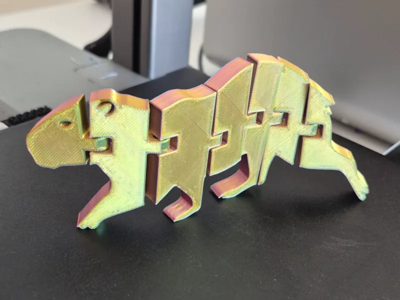 Flexi Capybara - Fidget Toy / Ornament - Articulated