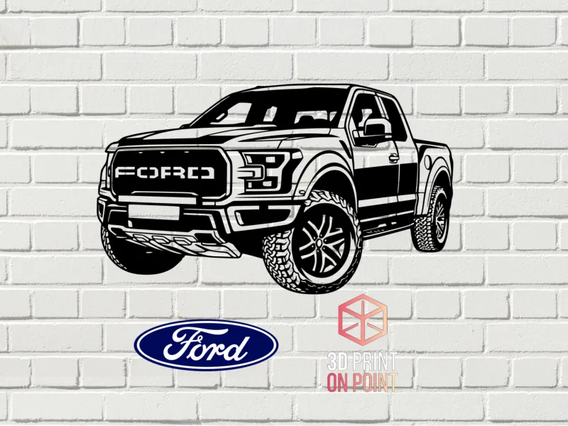 FORD F150 RAPTOR - 2D WALL ART