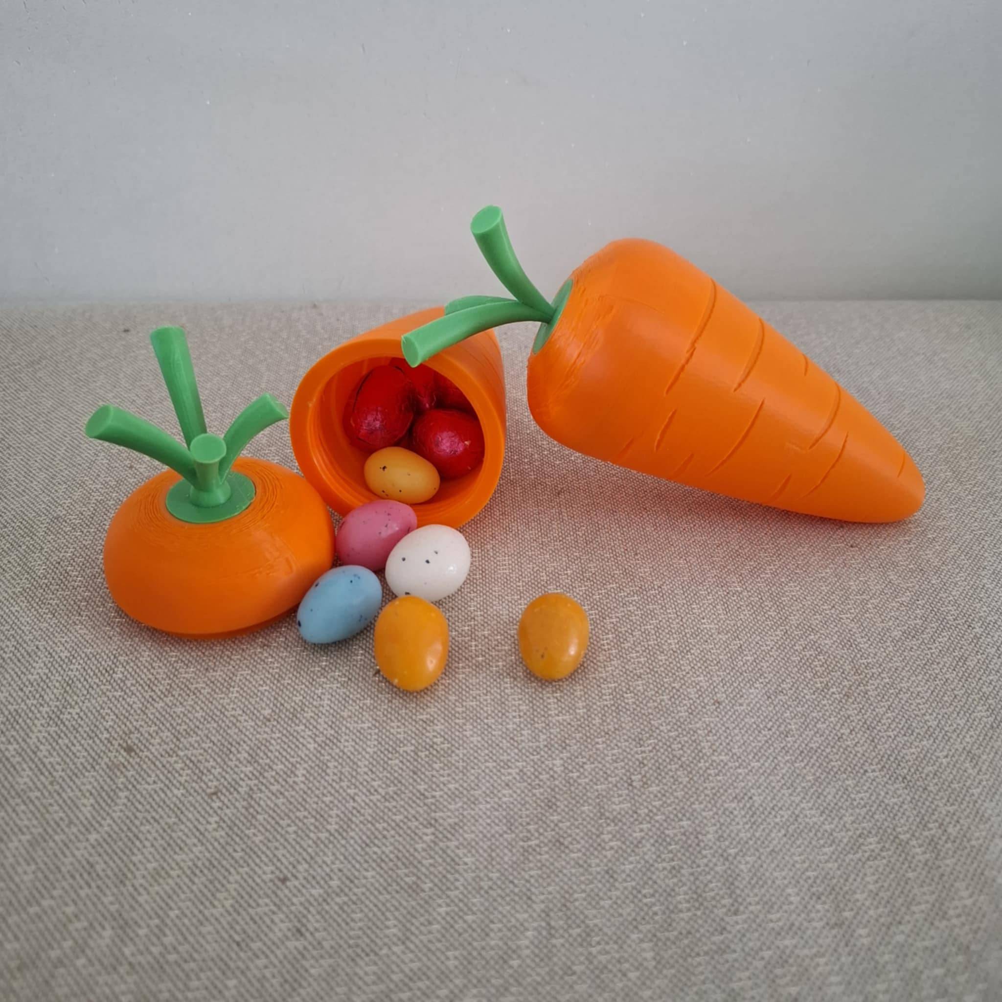 Carrot-shaped box - Boite carotte