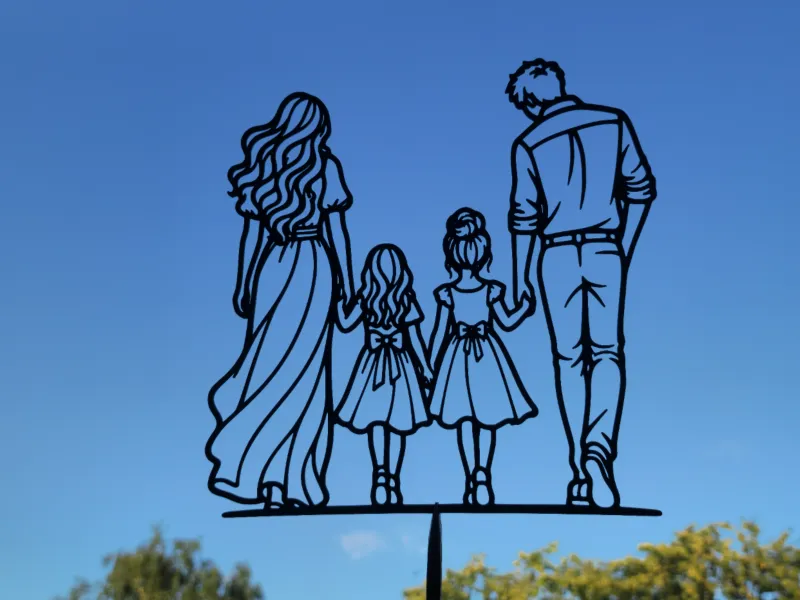 Family of Four Wall Art