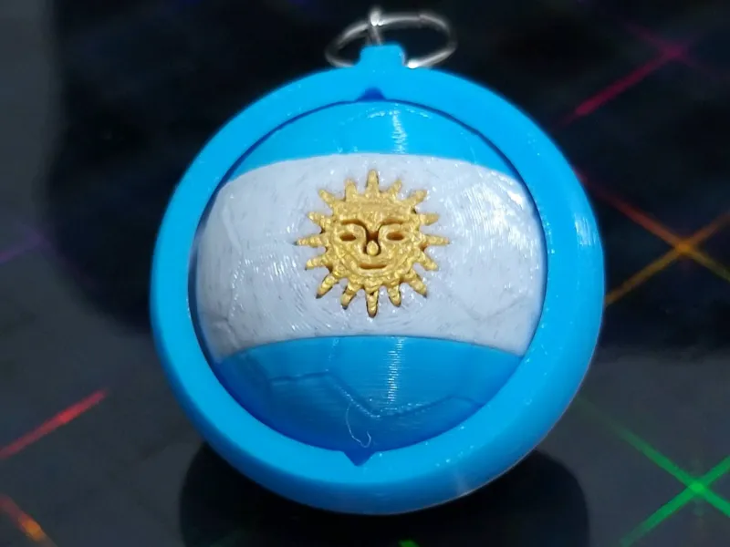 Llavero Bolita de Argentina