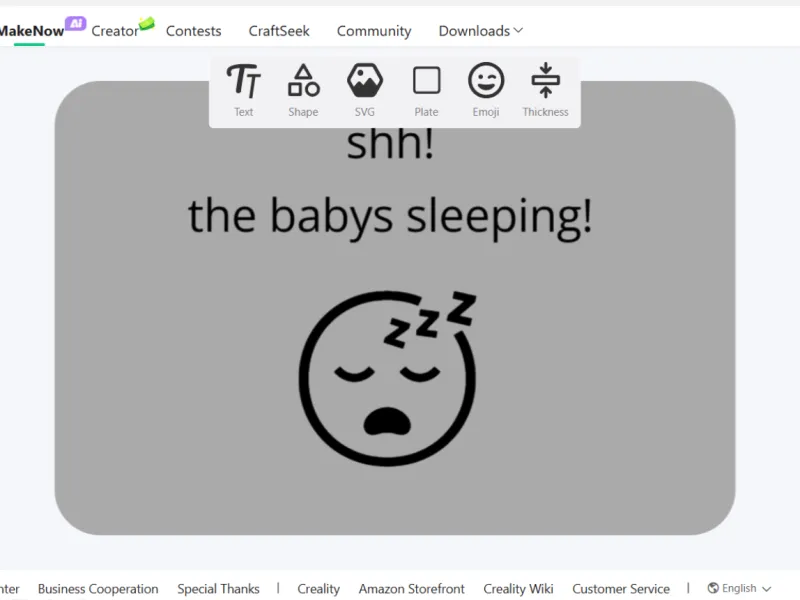 babys sleeping sign