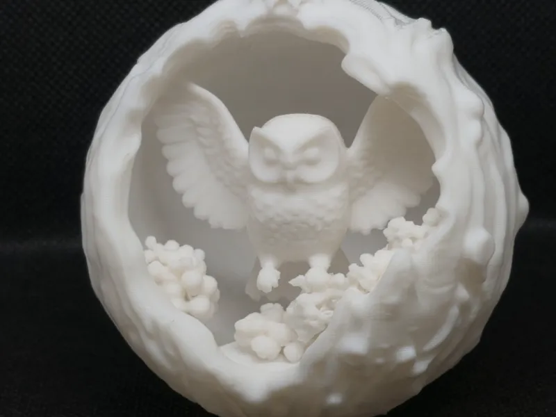 owl in orb