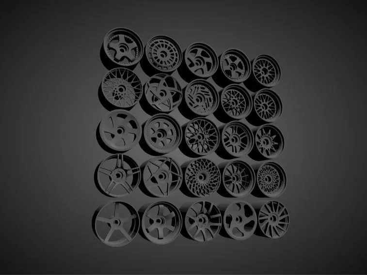 Rodas de Carro pt 1 - Car Wheel Models part 1