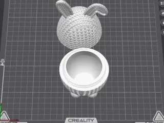 Knitted Easter Egg Gift Box