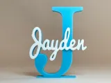 3D Name Plate - Jayden-0