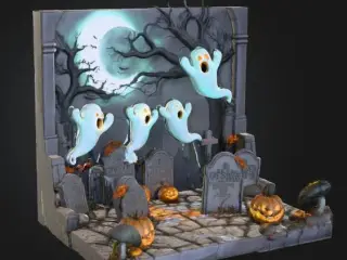 Spectral Graveyard Dance (With Optional Electronics Holder)