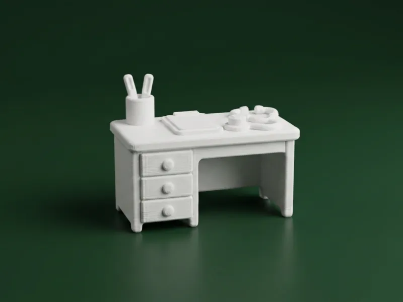 Dollhouse Doctor Desk | 3D Printed Furniture