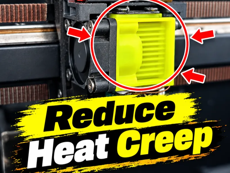 Fix Heat Creep! K2 Series Hotend / Extruder Fan Duct