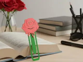 Cool Bookmark - Rose 🌹📖