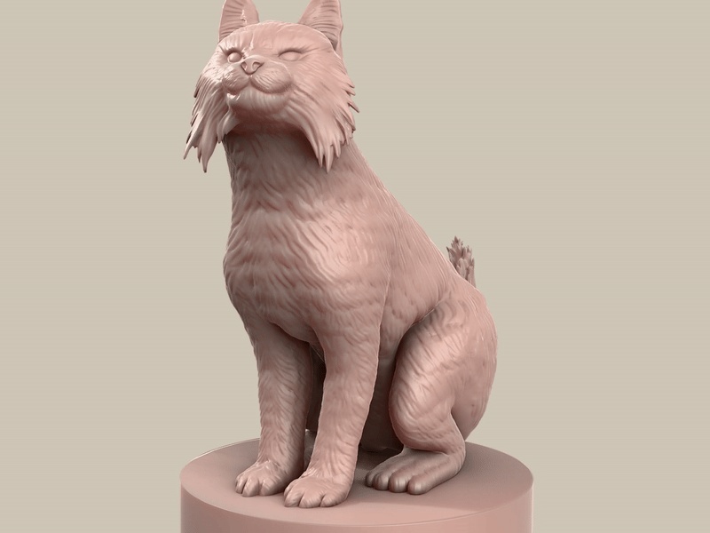 Lynx Sculpture