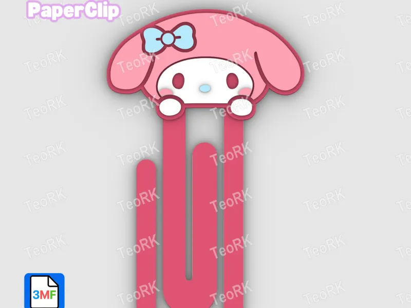 Paperclip MY MELODY - bookmark