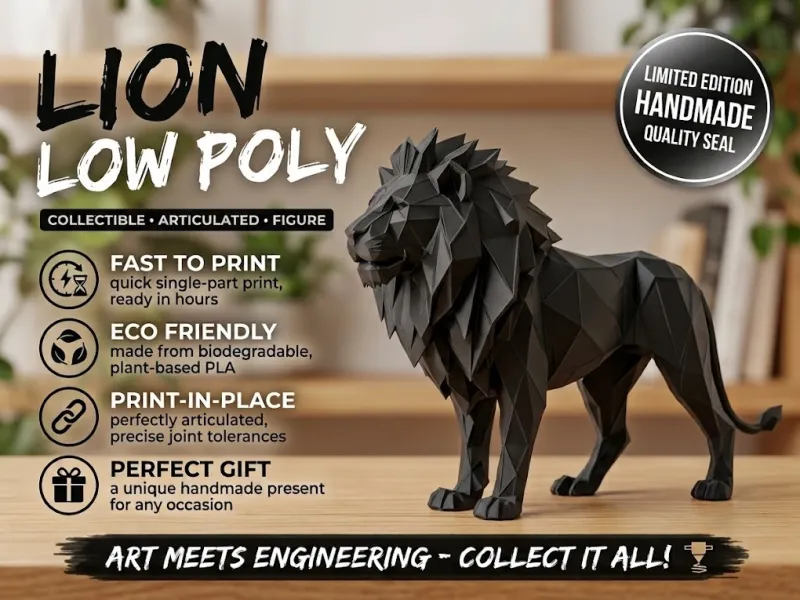 Lion - Low Poly