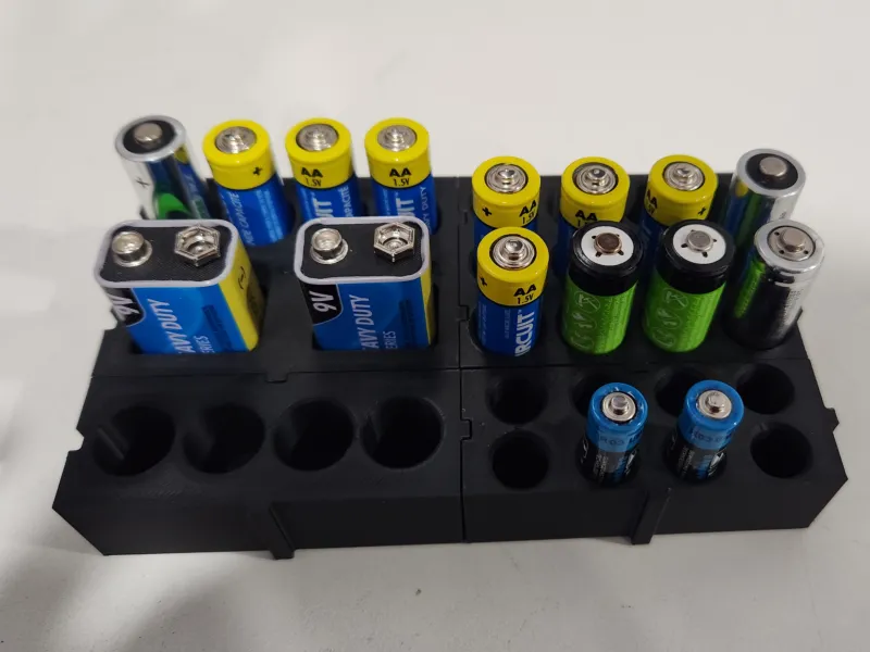 Modular battery organizer (no supports)