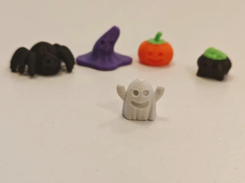 👻 Mini Fantasma para Topo de Lápis – Impressão 3D de Halloween <2g <10min