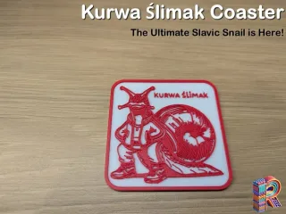 Kurwa Ślimak Coaster – The Ultimate Slavic Snail is Here!