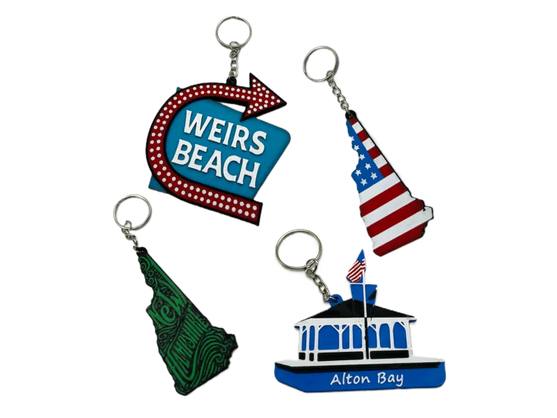 New Hampshire Themed Keychains (X4)!
