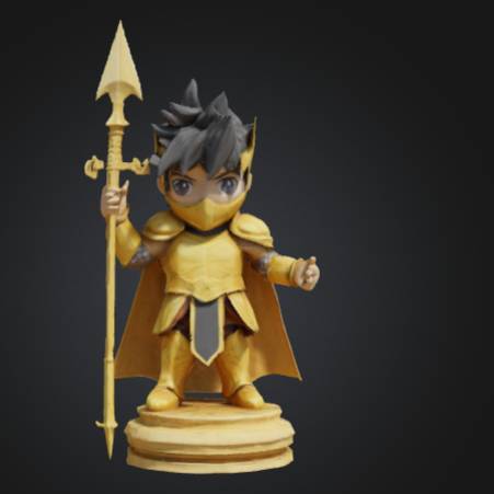 Anime Dragon chess boy set - Kyano spear of light