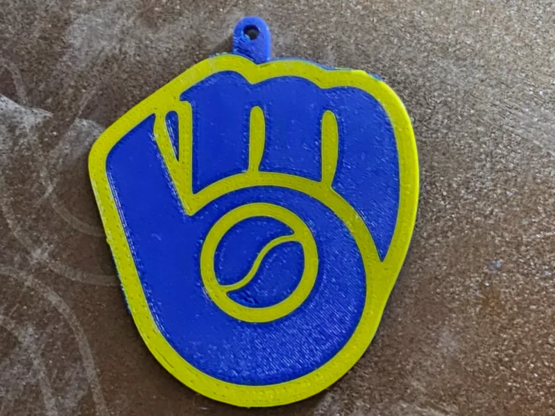 Milwaukie Brewers anahtarlık