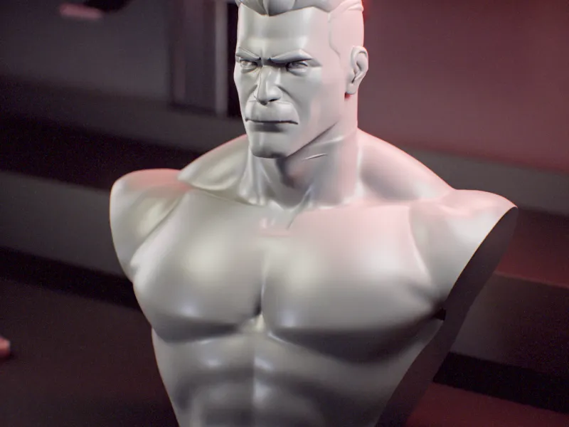 Nolan Omniman Bust - Busto de Nolan Omniman