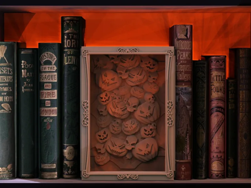 Halloween Booknook