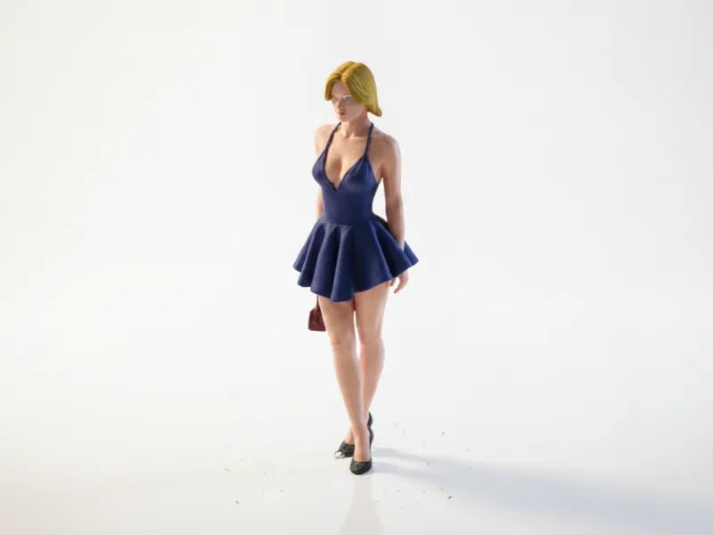 Datenight Girl Figurine Female Figure 3D Printable