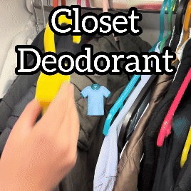 Closet Deodorant – T-Shirt Shaped Freshener with Hanger