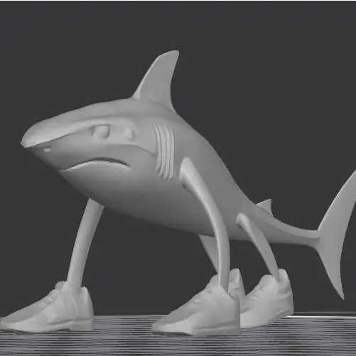 Shark with legs