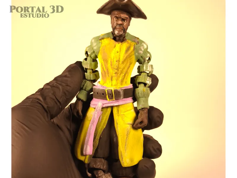 Pirate Clark /PRINT-IN-PLACE WITHOUT SUPPORT