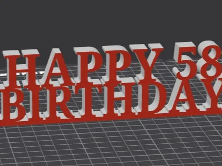 Happy Birthday 58