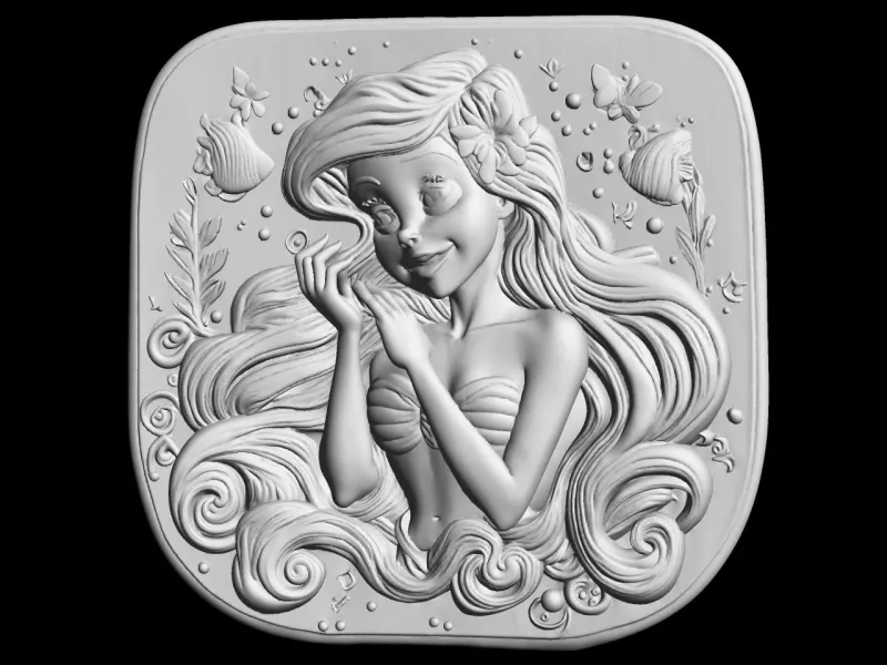 Little Mermaid Wall Decoration