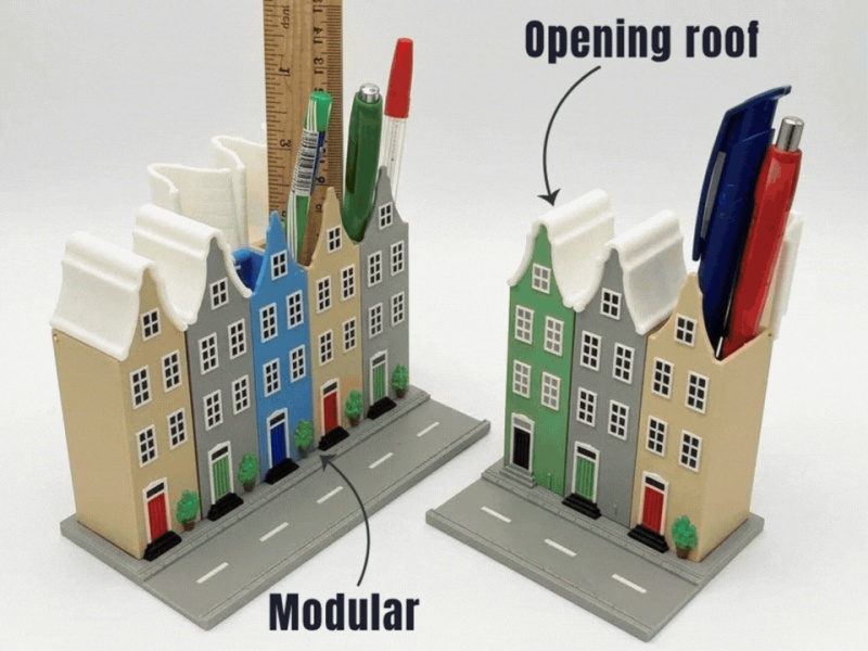 Maisons modulaires avec compartiments cachés