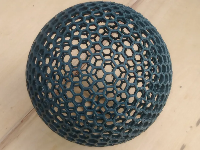 Airless Hex Ball 150 mm - FLEX PLA (READ DESCRIPTION)