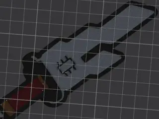 Inverted Spear of Heaven wielded Keychain