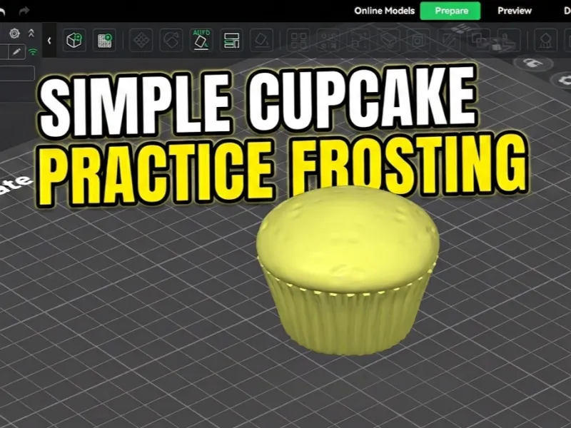 Cupcake Simples para Prática de Cobertura, Decoração e Preparo de Bolo