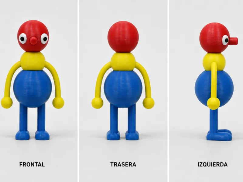 大きな歩行キャラクター