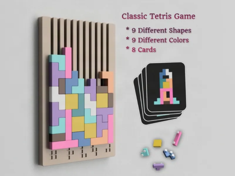 Tetris Clássico - Brinquedos e Jogos Educativos para Crianças
