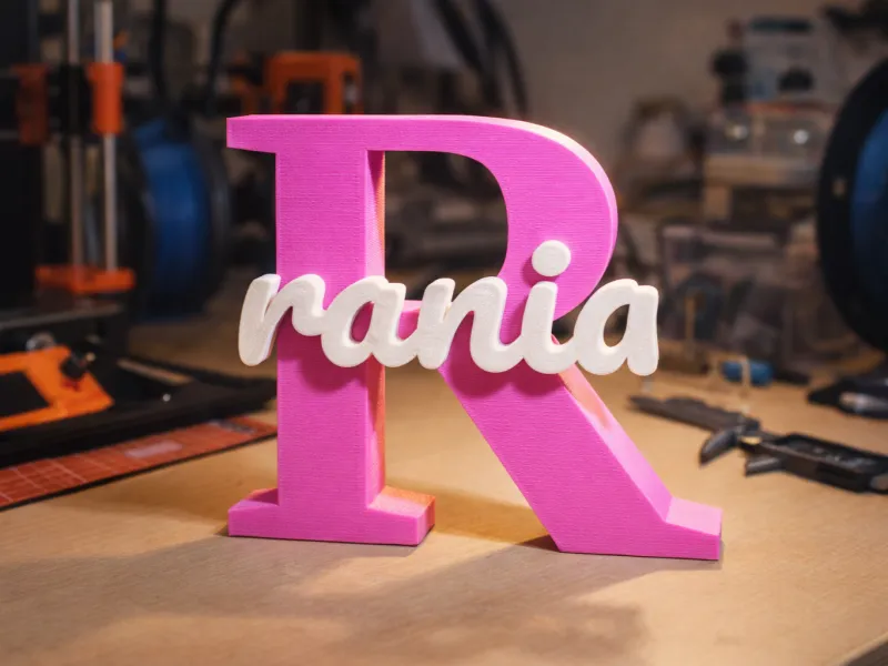 Wall Art Name Nombre_Rania