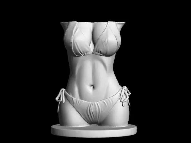 vase woman's body