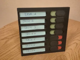 Task Tracker Board – Sliding Progress To-Do List