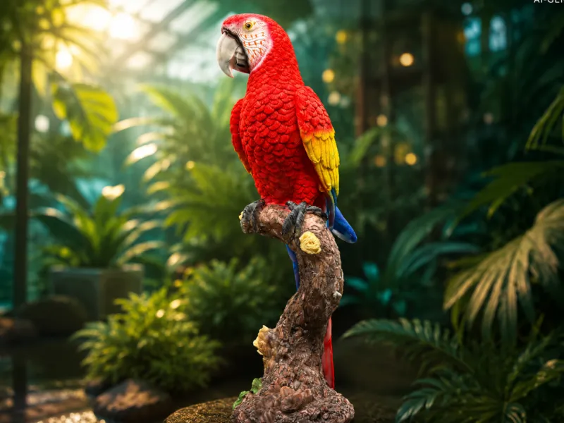 Scarlet Macaw | Full-Color scanned by Creality Otter