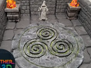 Ritual Stone circles - different variants - D&D scenery