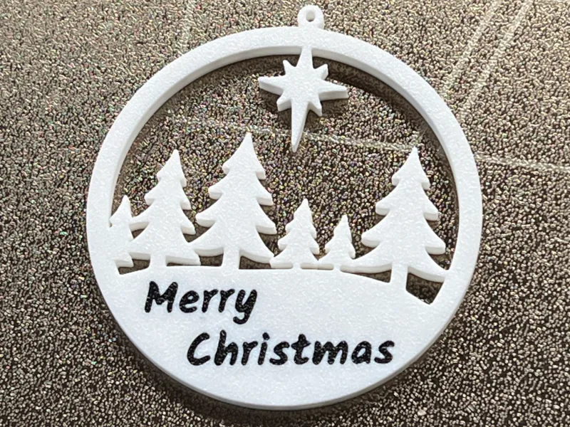 Christmas ball with ornament