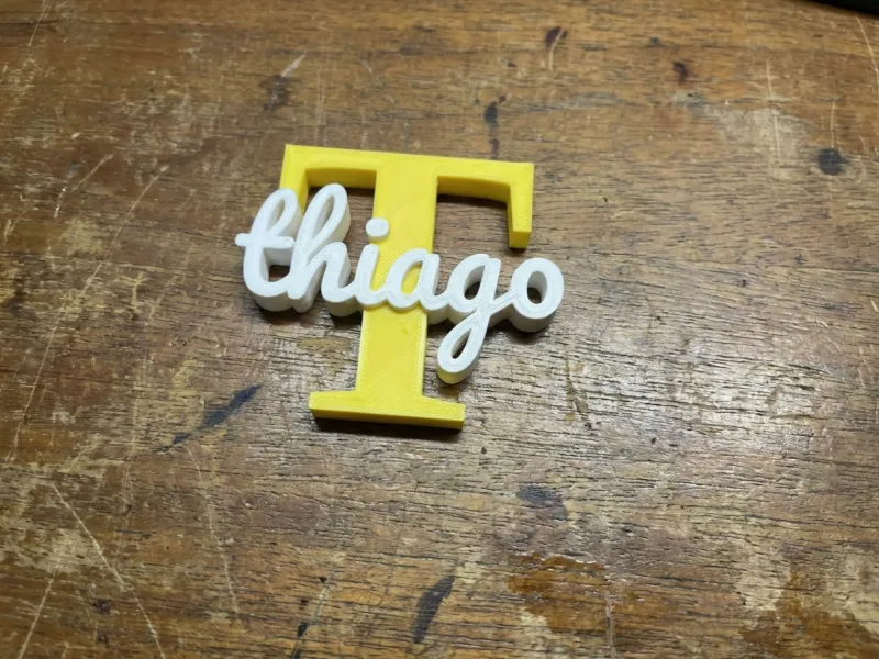 Wall Art Name Thiago